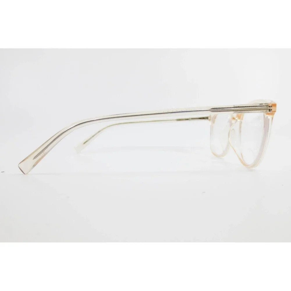 Warby Parker 20221 Champagne Eyeglasses Round Translucent Tan Frames 51-19-145